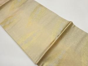 山に観世水模様織出し名古屋帯